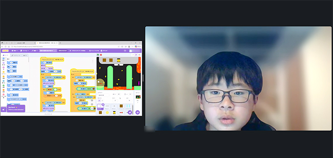 プログラムを画面共有