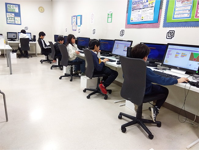 Scratch個別の授業の写真