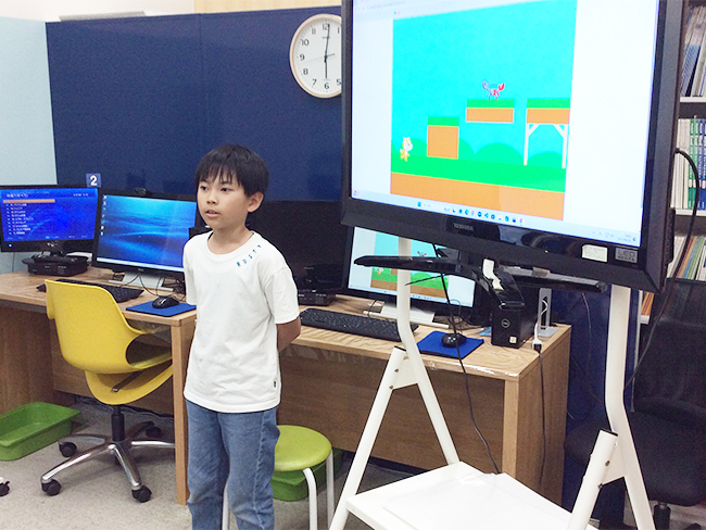 葛飾区のプログラミング教室でプログラミング発表会開催!