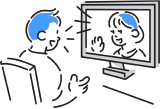 オンライン授業の流れ