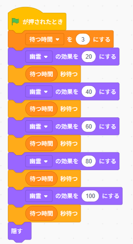 Scratchでの表現