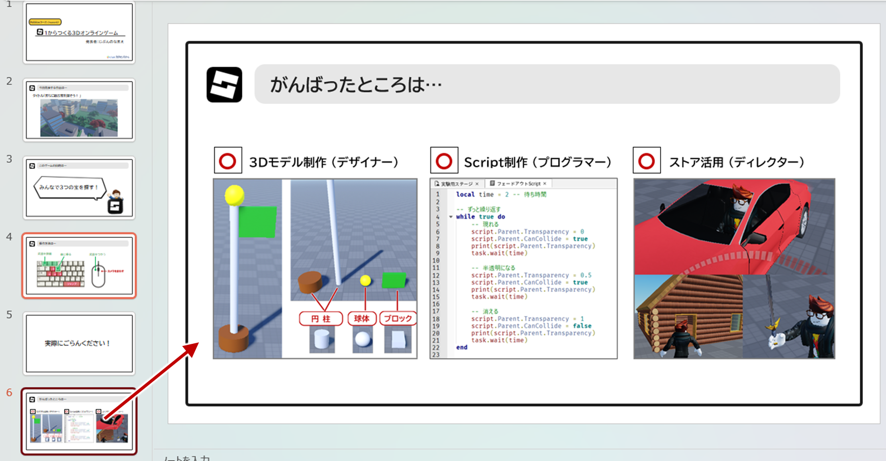 がんばった分野