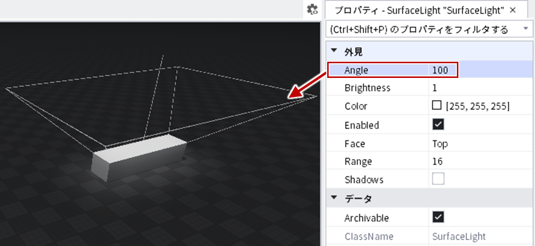 Angle広く