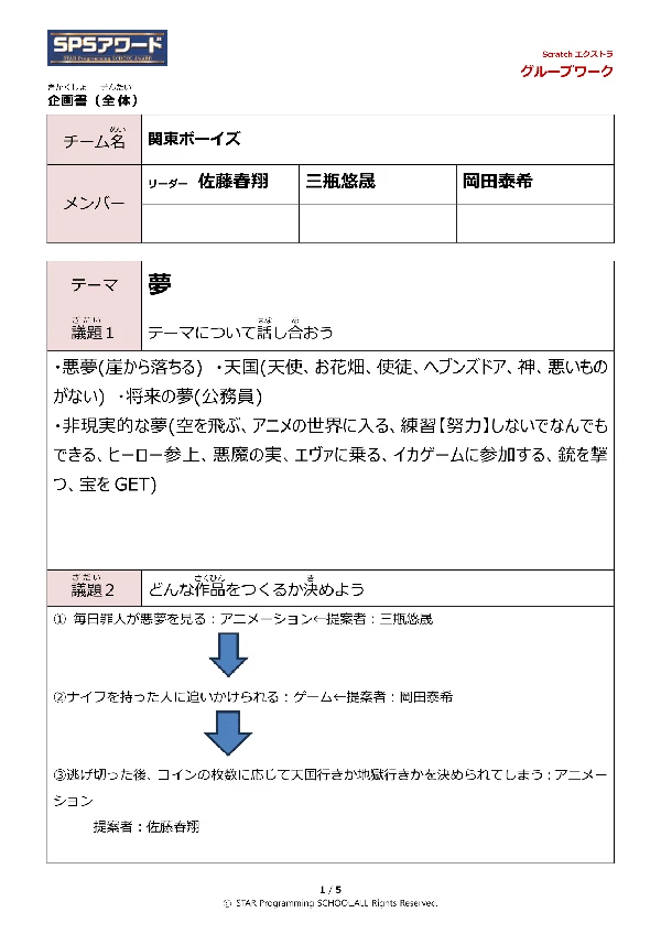 企画書