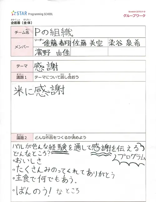 ♡ＬＯＶＥ　ＲＩＣＥ♡の企画書